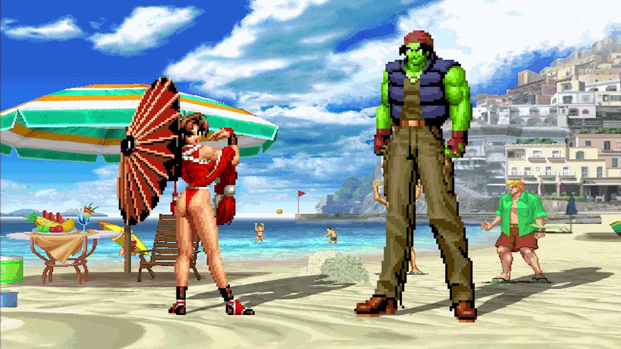 [KOF Mugen] Mai Shiranui Team vs Ralf Jones Team