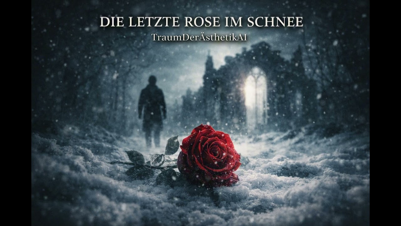 „Die letzte Rose im Schnee“(TraumDerÄsthetikAI – Gothic Rock Ballad)