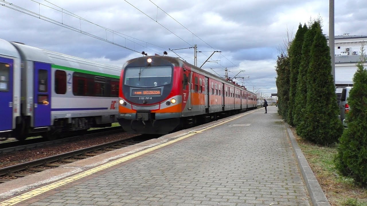 Sosnowiec Główny dworzec PKP || Peron nr 1 i 2 przed zamknięciem || Odjazd równoległy IC i EN57