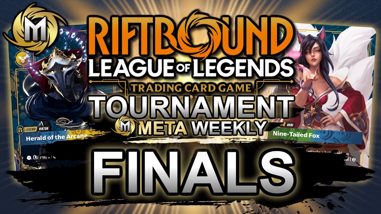 Riftbound Tournament Gameplay - FINALS: Ahri vs Viktor | Meta Weekly August 2