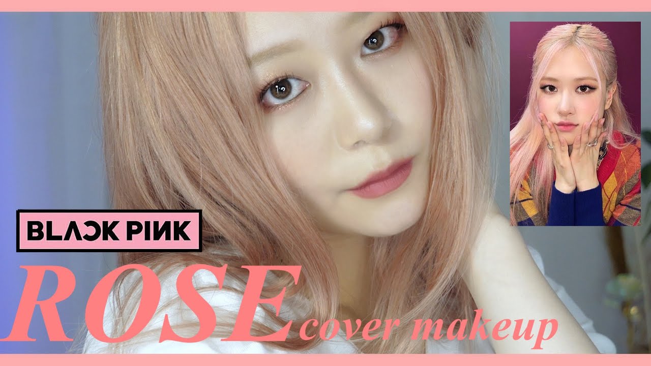BLACKPINK ROSEの切れ長ローズメイクしてみたら盛れる！🌹BLACKPINK ROSE COVER MAKEUP