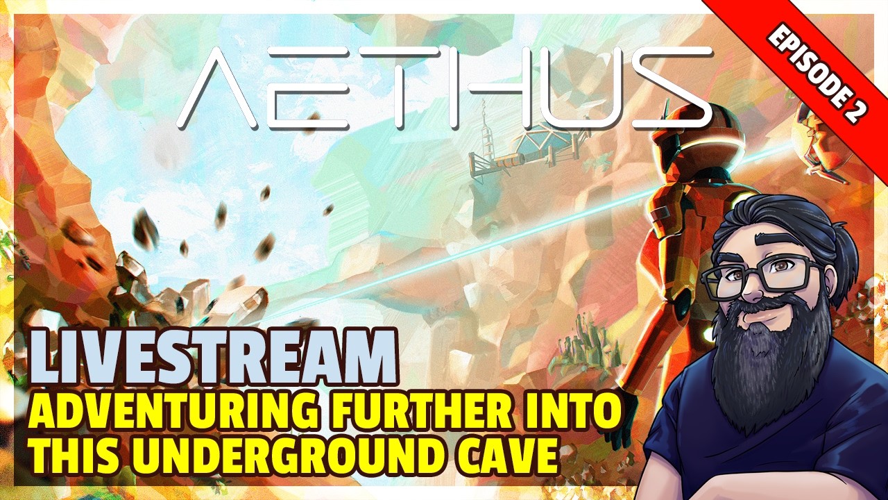 AETHUS | Livestream | Ep. 2 | Learning To Survive In This Sci-Fi Isometric Base Builder