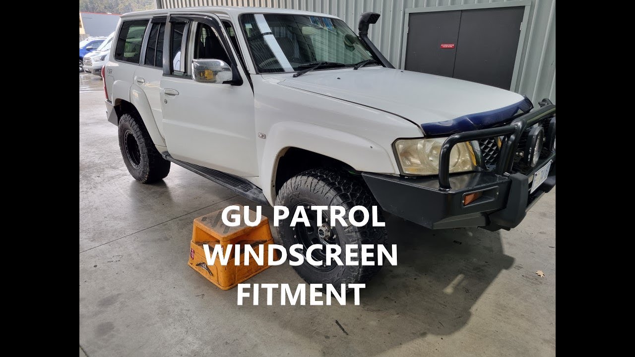 GU Patrol Windscreen Fitment