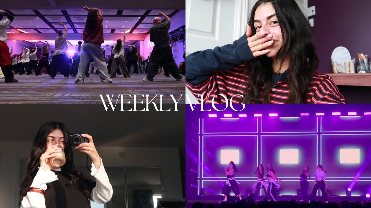 week in my life | dance convention, lash lift, honest talks | Emilie Lacas