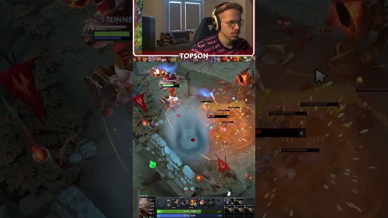 Real Mid Outplay from Topson on Techies Mid in Dota 2 #outplay #dota2 #gaming #outplayed