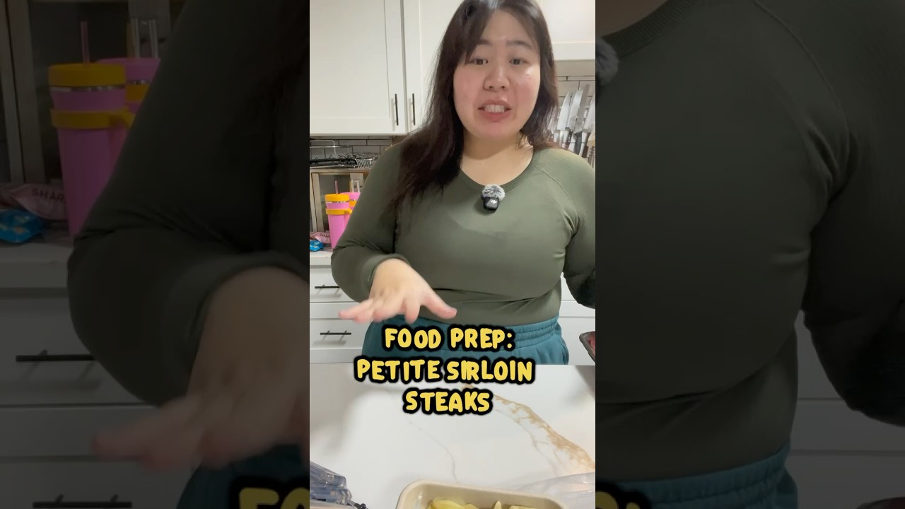 First meal prep of 2026: Petite Sirloin Steaks 
