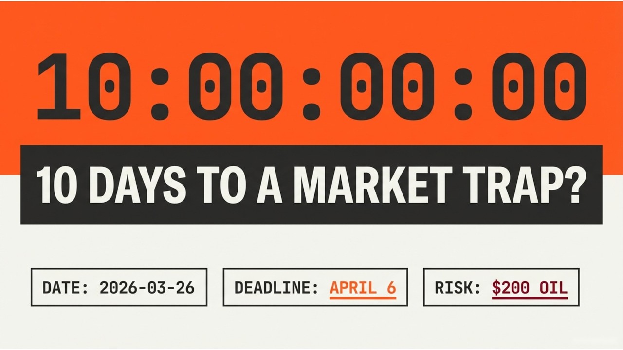 Trump&rsquo;s April 6 Deadline: The Iran Window and GOOGL&rsquo;s AI Trap [2026-03-26]