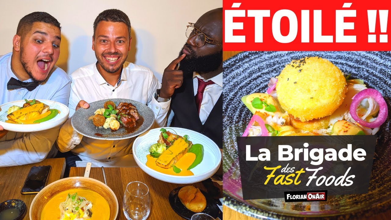 La BRIGADE des FAST FOODS mange dans un RESTO ÉTOILÉ!  - VLOG #1048