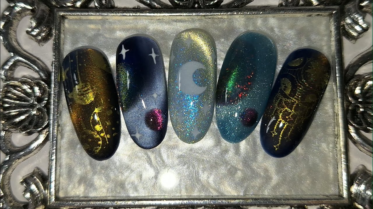Taucht mit mir ein in eine chaotische🙄😵‍💫 galaktische Design Stunde let's go 👌  🙈#nails #nailart 
