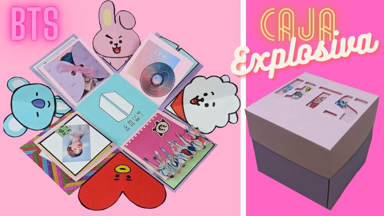 CAJA BTS PARA REGALAR A MI MEJOR AMIGA (ARMY) | IVONNE E IVETTE