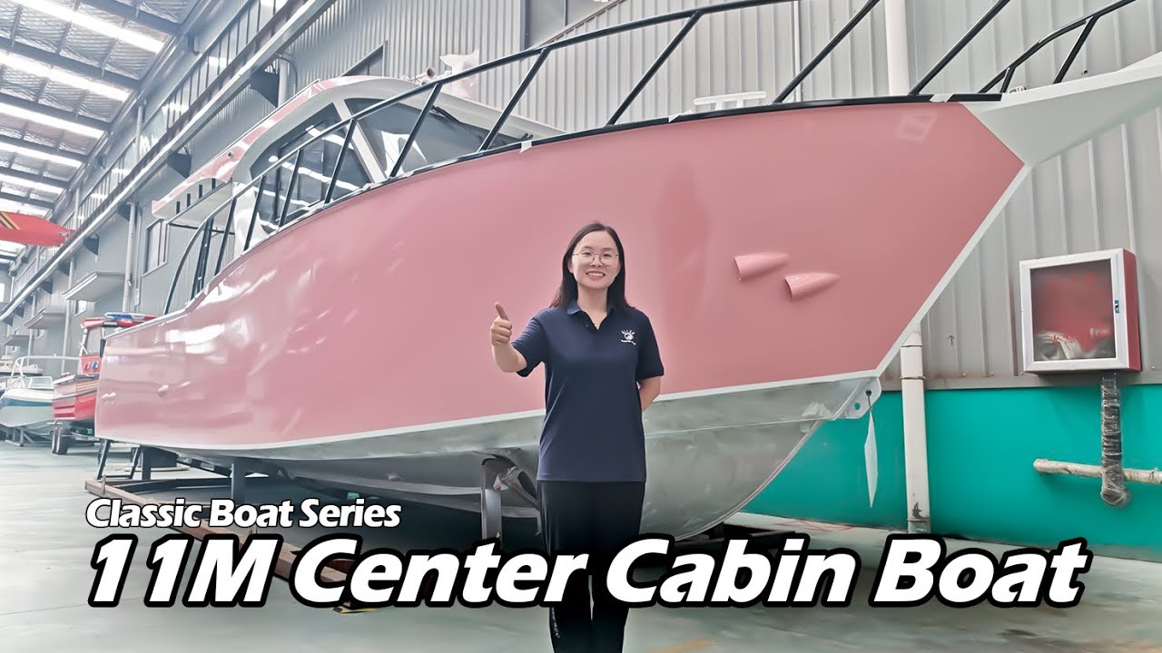 🚤 11m Center Cabin Boat  | Perfect for Leisure & Fun#centerconsoles   #fishingboat  #boatinglife