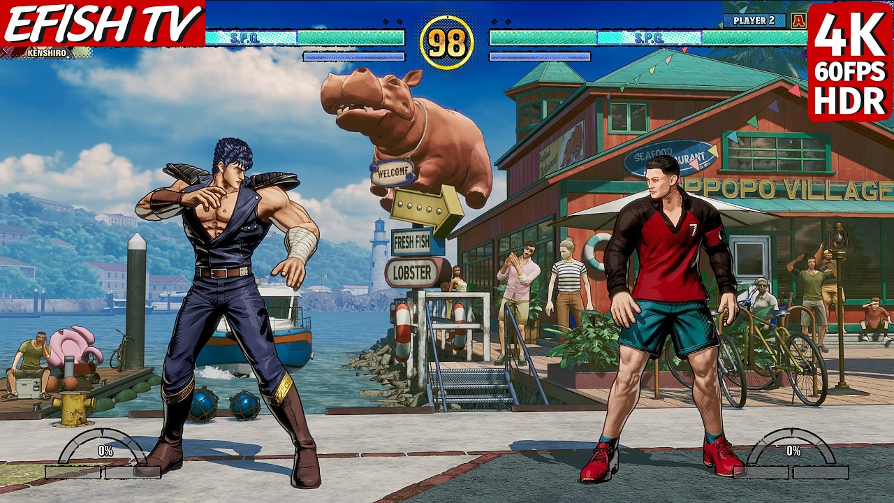 Кенсиро против Криштиану Роналду (Максимальная сложность) &mdash; Fatal Fury: CotW