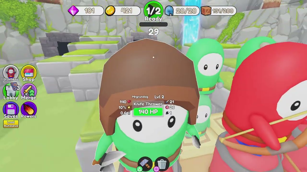 Aidan got to farmers valley on Roblox blub defense