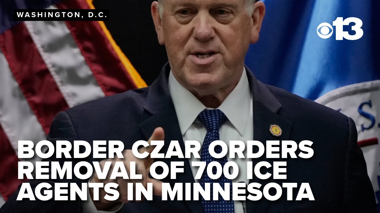 Border czar Tom Homan announces drawdown of 700 ICE agents from Minnesota effective immediately