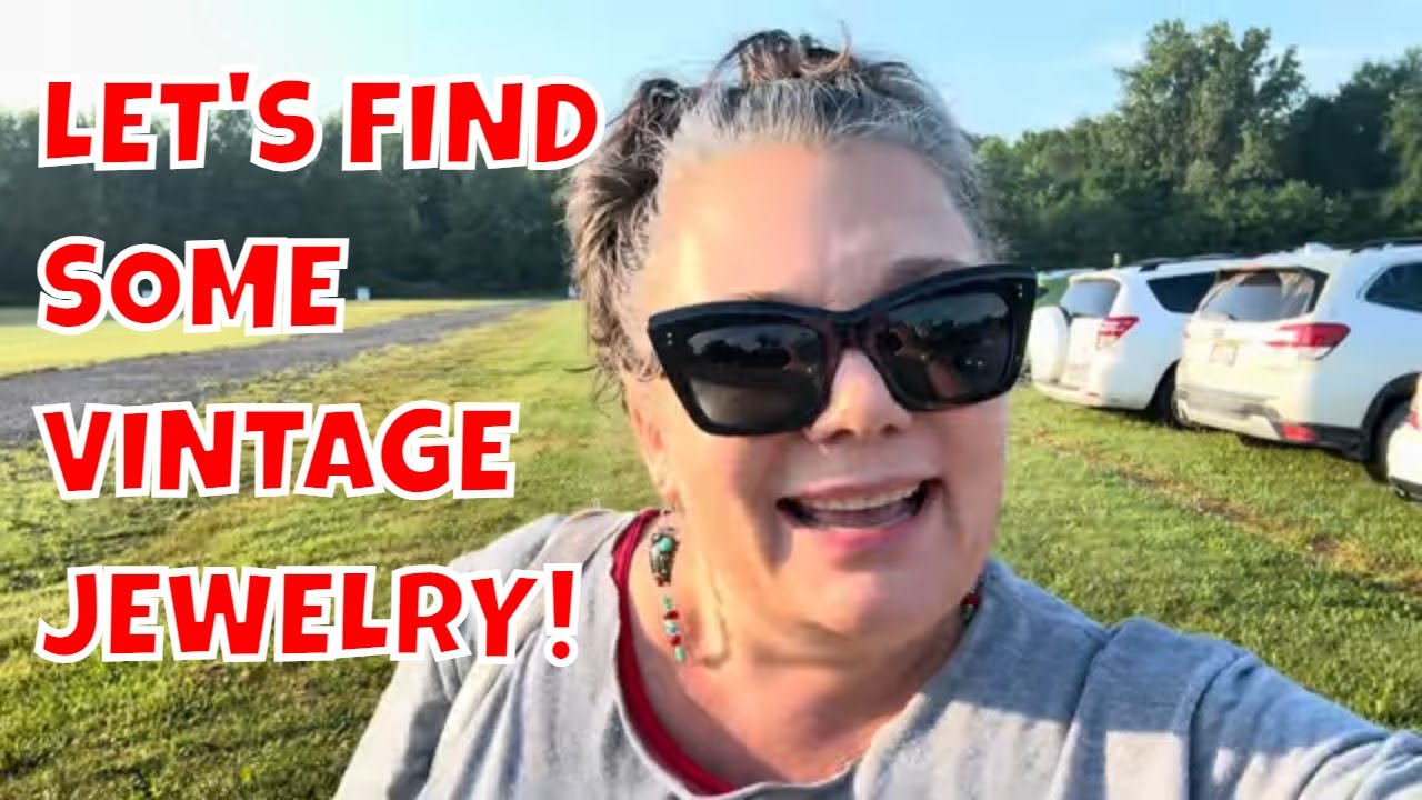 Shop With Me For Vintage Jewelry At The Utica Antique Market!