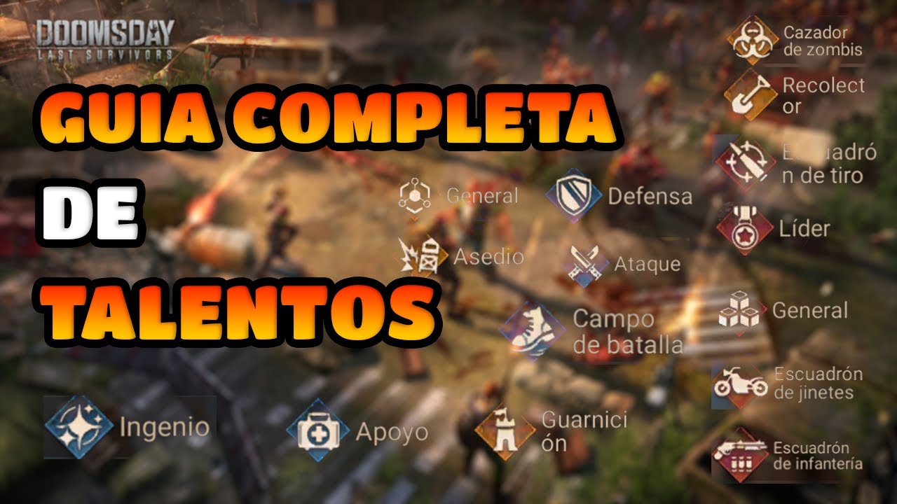 GUIA SOBRE LOS TALENTOS ¿PARA QUÉ SON? ¿FUNCIONES? | DOOMSDAY LAST SURVIVOR EN ESPAÑOL