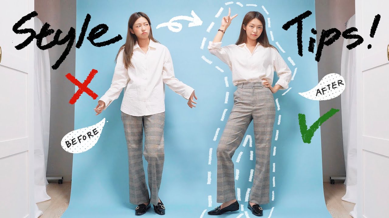 [ENG] 꼭 알아야할! 셔츠 핏 날씬하게 입는 코디 꿀팁 5가지💡 STYLING TIPS