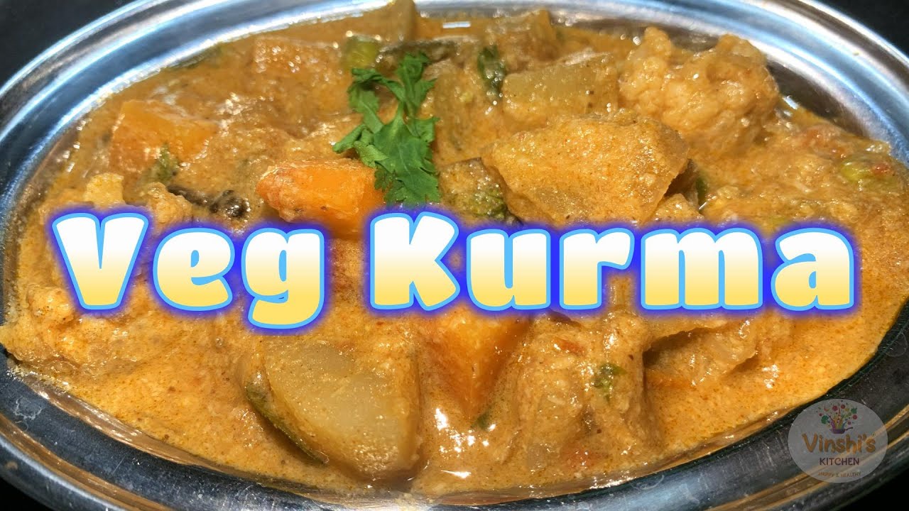 Vegetable kurma..வெஜ் குருமா..Sidedish for Chapati and poori..💪😋
