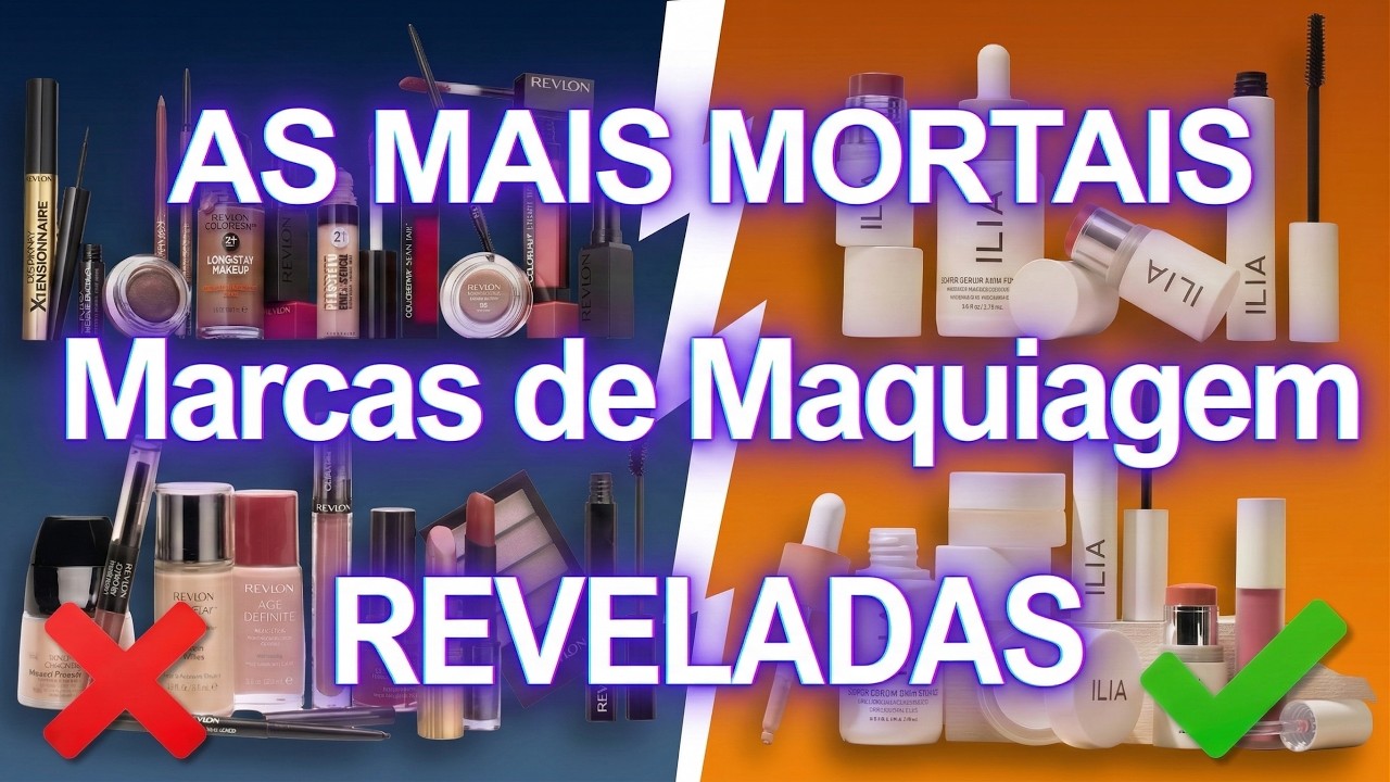 7 Marcas de Maquiagem TÓXICAS que você deve evitar (e 2 que valem a pena)