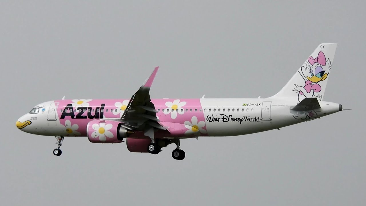 CHEGOU A MARGARIDA - O NOV&Iacute;SSIMO AVI&Atilde;O DA AZUL POUSA PELA PRIMEIRA VEZ EM CAMPINAS VIRACOPOS - A320N