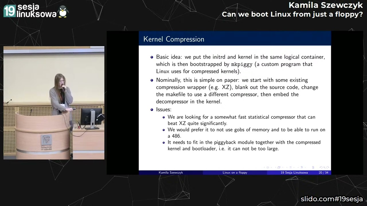 19 SL - Can we boot Linux from just a floppy? - Kamila Szewczyk