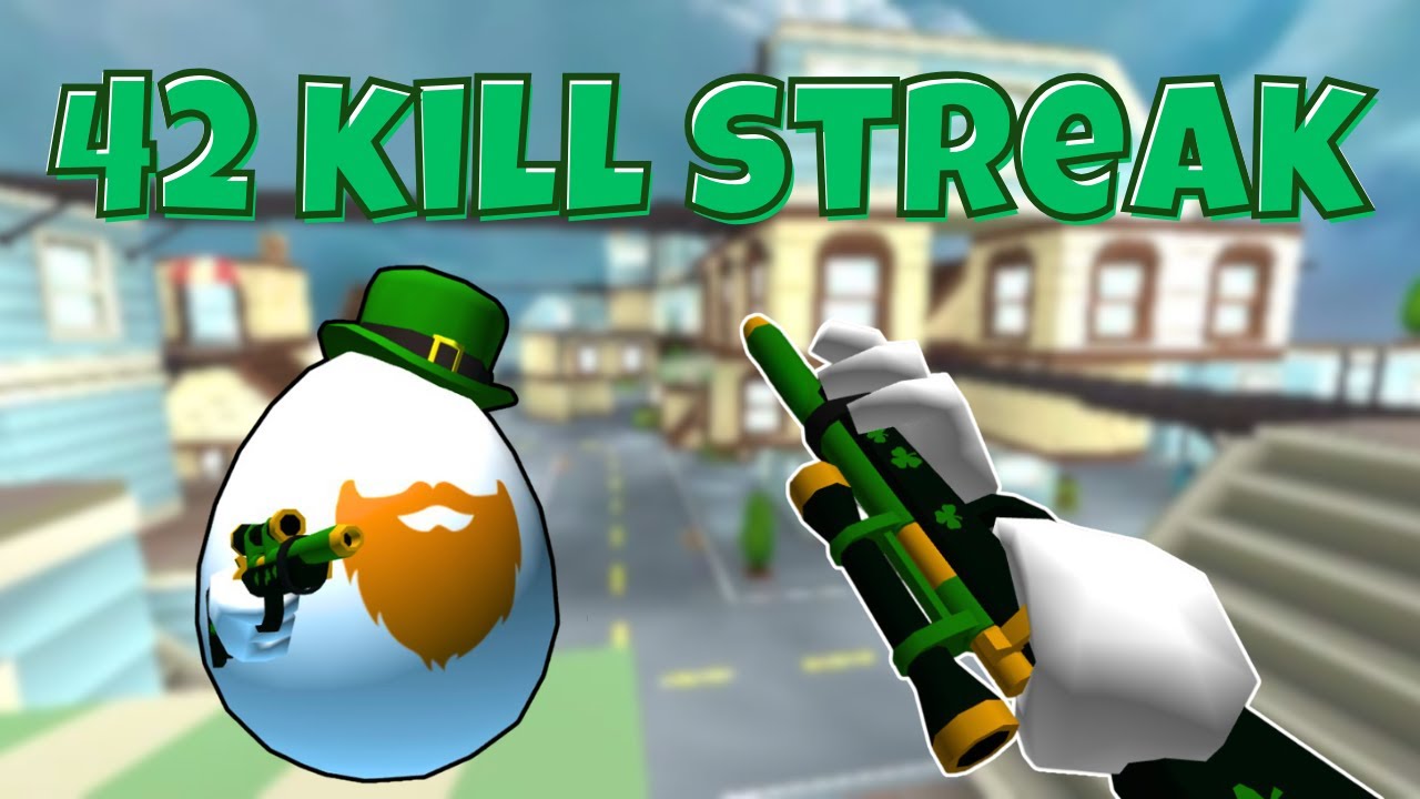42 Kill Streak with new St Patrick's skins! | Shell Shockers