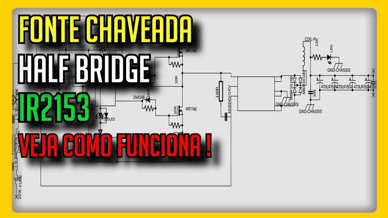 FONTE CHAVEADA COM O IR2153 SEM FEEDBACK SERÁ QUE É BOA ?