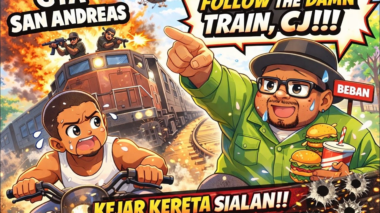 Ngejar kereta setengah mati GTA SA ANDREAS