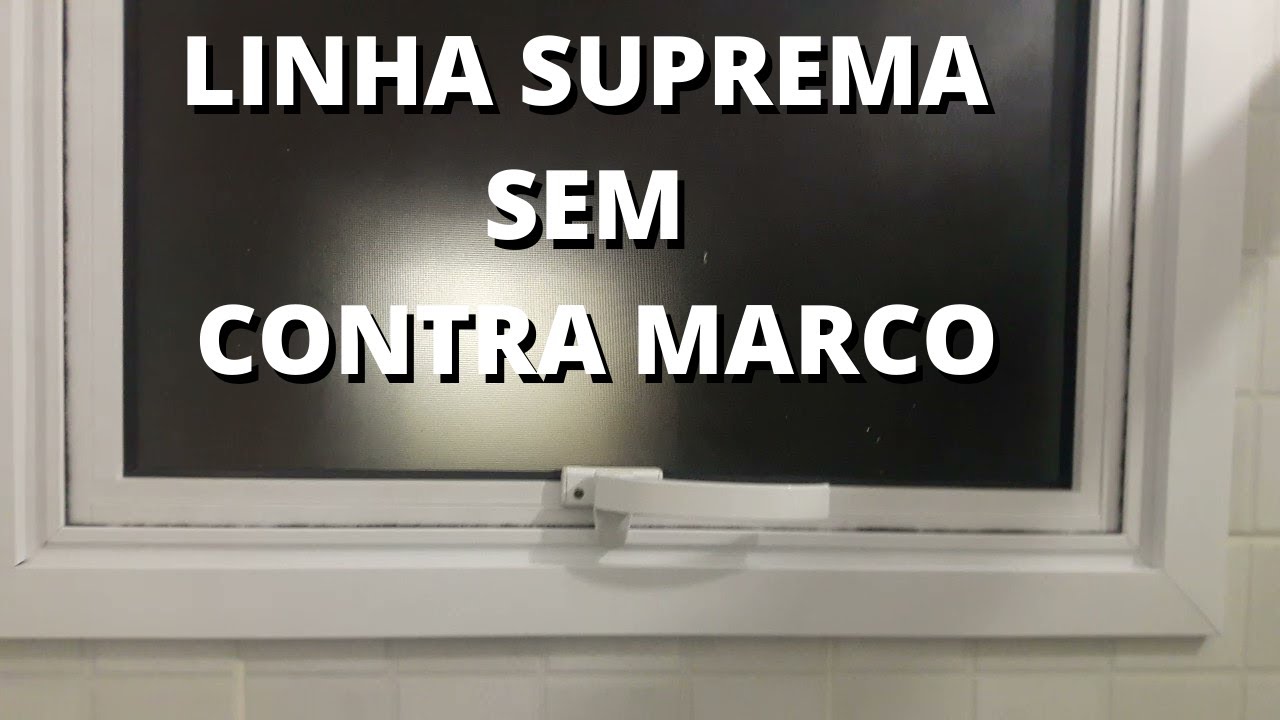 Como colocar janela maxim-ar aluminio sem contra marco