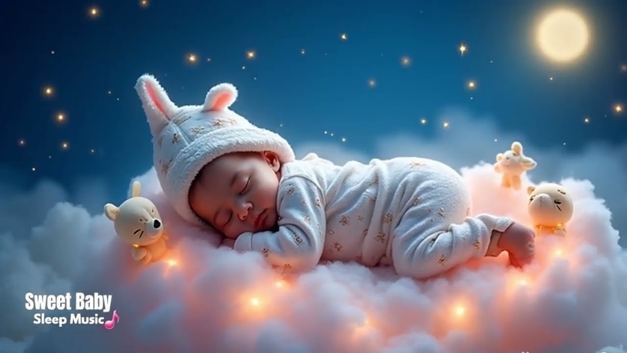 Baby Relaxing And Sweet Lullabies 🧠💕Brahms Lullaby 🌙 30 Min. of Extremely Calm Baby Music for sleep