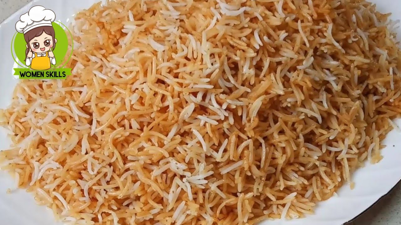 برنج سادهٔ دو رنگ افغانی ll برنج افغانی ll afghan simple rice reciepe ll