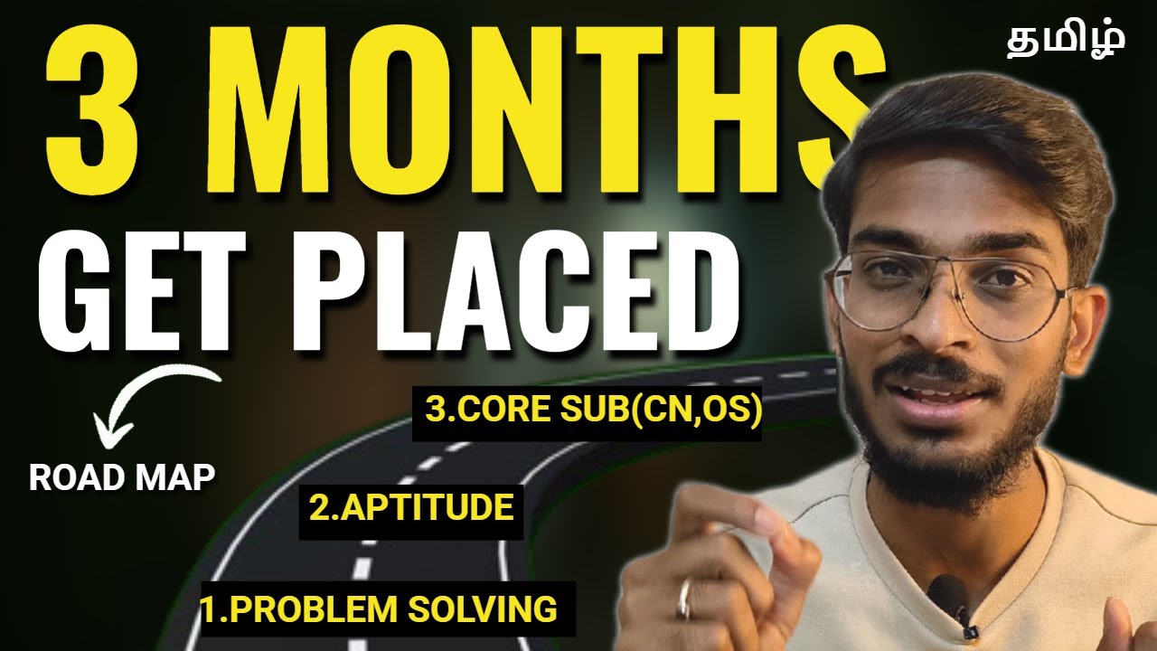 3 Months Placement Preparation - From Zero to Get Placed🤯(Tamil)