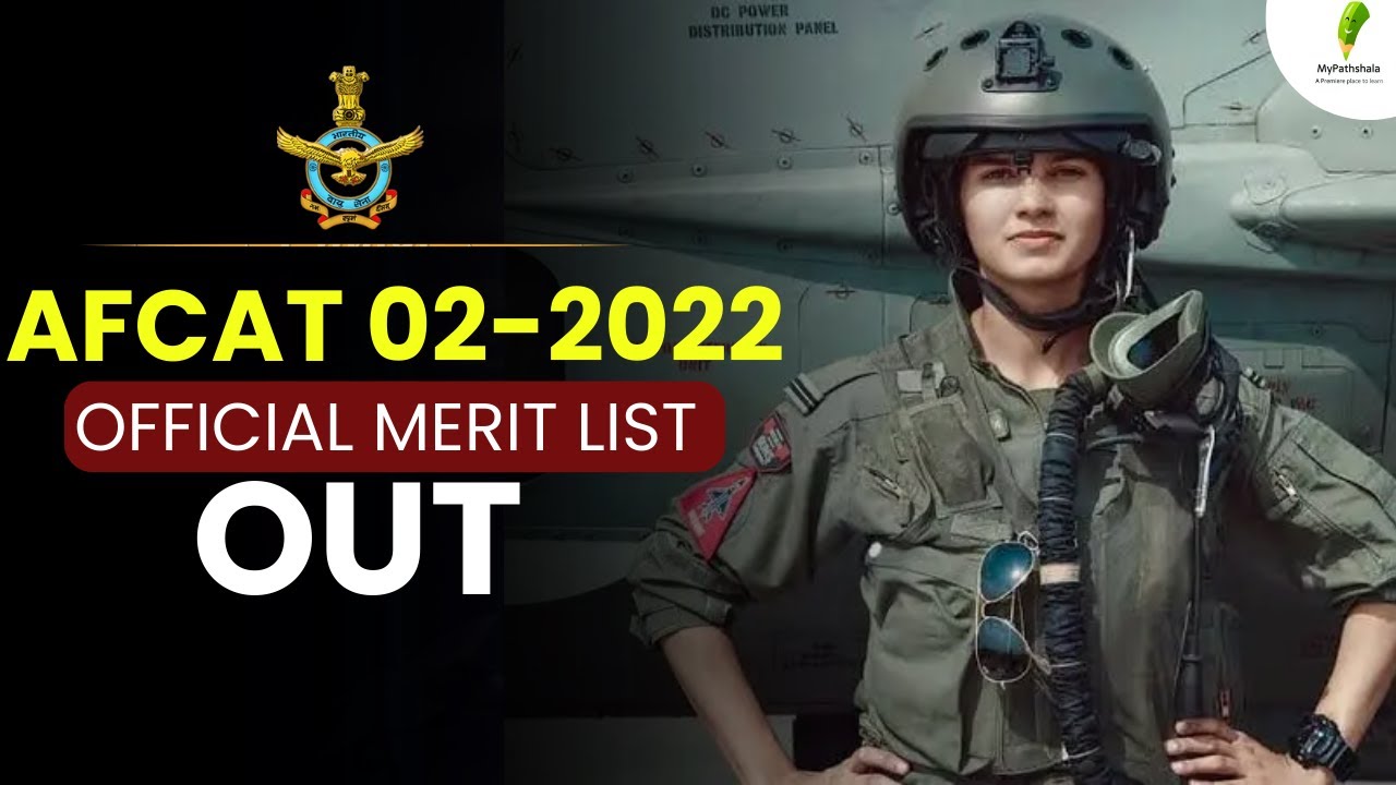 AFCAT 2-2022 Official Merit List Out !!! | AFCAT Result