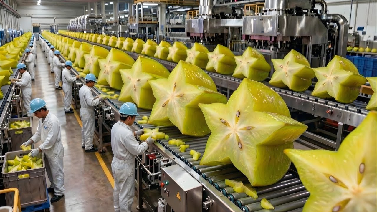 Inside the Modern Star Fruit Factory: From High-Tech Harvest to Finished Product