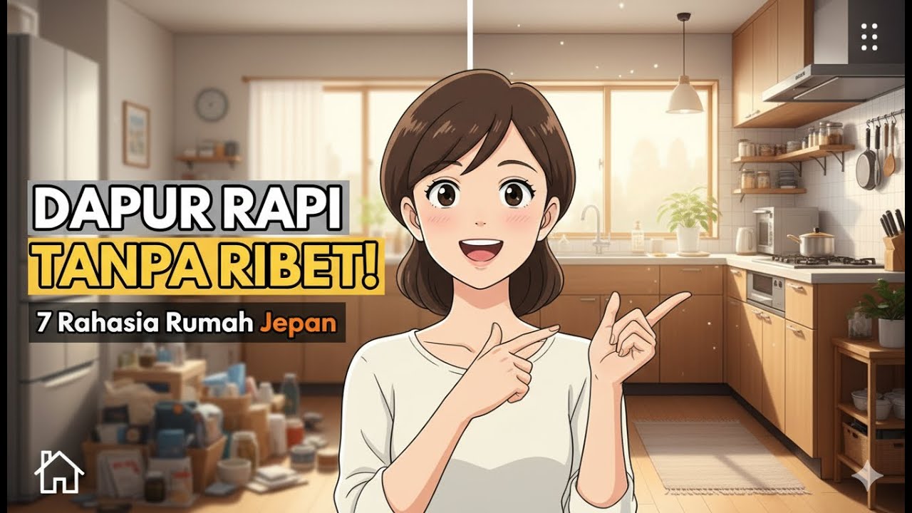 7 Rahasia dapur rapi tanpa banyak barang di rumah jepang