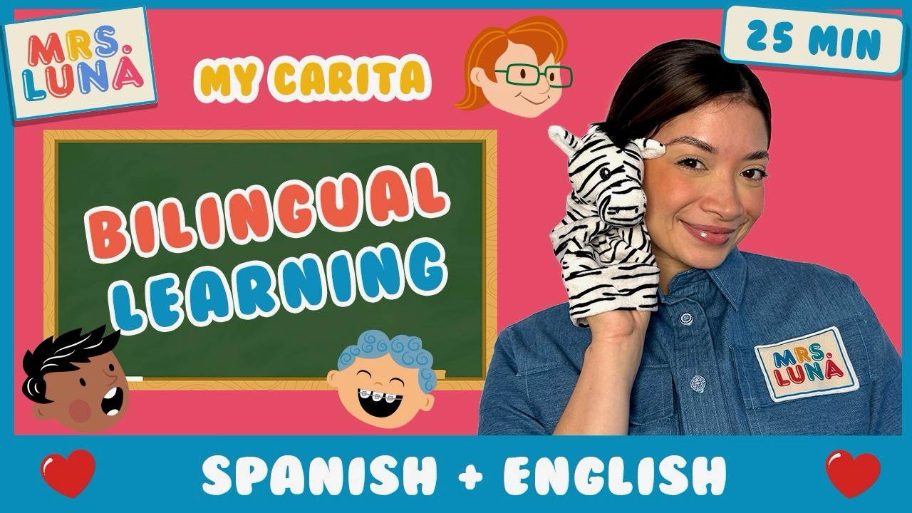 Learn Eyes, Ears, & Nose in English & Spanish: Words with Speech, Movement, & Touch with Mrs. Luna🌙