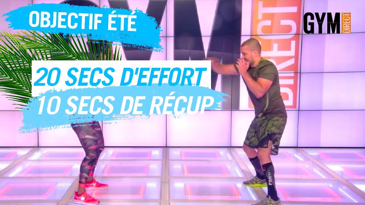 TABATA : 20 SECONDES D'EFFORT 10 SECONDES DE RÉCUPÉRATION - GYM DIRECT