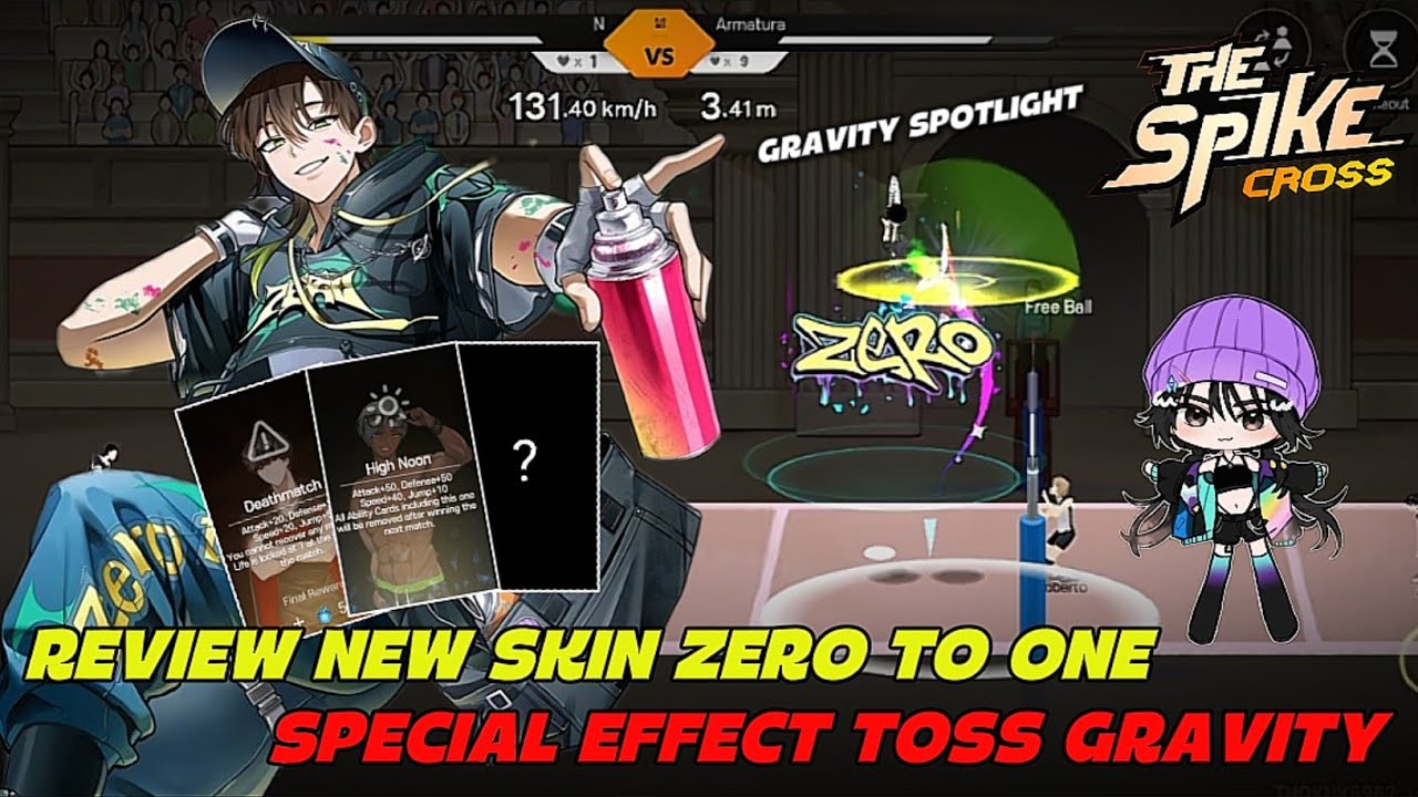 Review New Skin Zero to One, Combo Eclipse With Broken Card Ability - The Spike Volleyball Cross