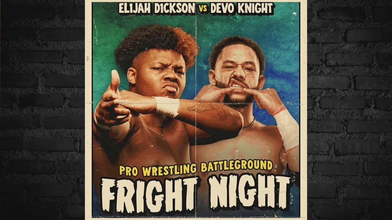 Дево Найт против Элайджи Диксона. PRO WRESTLING BATTLEGROUND. Fright Night 2025.