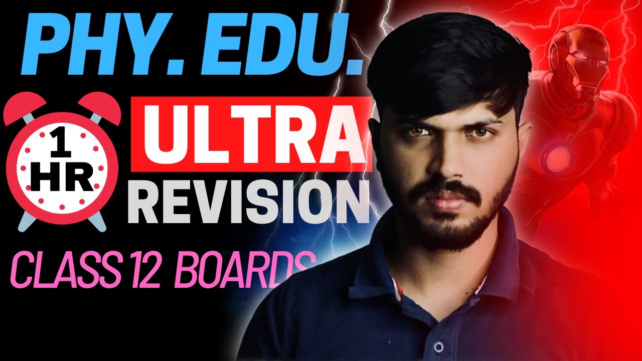 Class 12 Physical Education Oneshot in 1 hr Complete Syllabus | Ultra Revision of PE Score 70/70