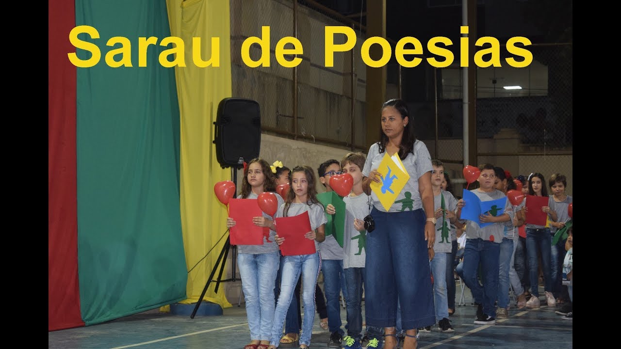 Sarau de Poesia 4º Ano Escola Coronel Praxedes