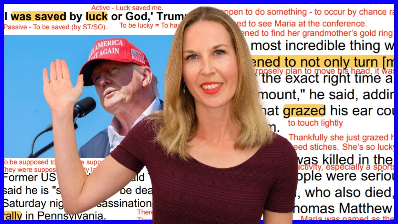 Donald Trump Assassination Attempt 🇺🇲 Learn English with News