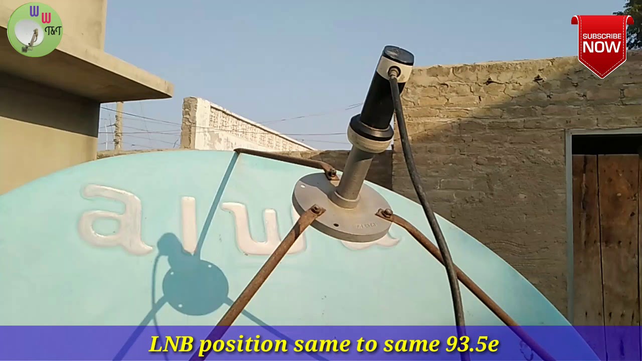 Horizon 2 at 85e very easy and simple dish antenna setting on 4 feet dish antenna