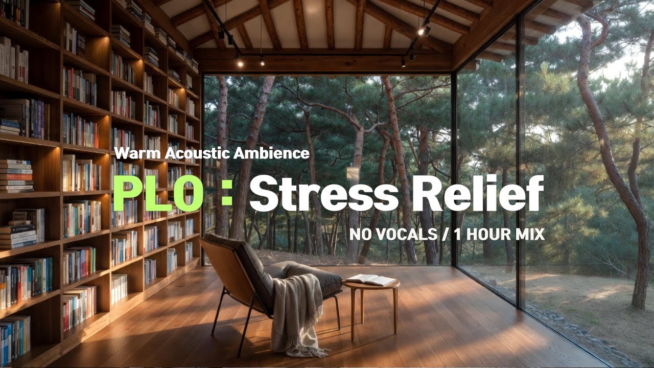 Cozy & Warm Acoustic Ambience for Stress Relief ☕ 1 Hour Relaxing Music