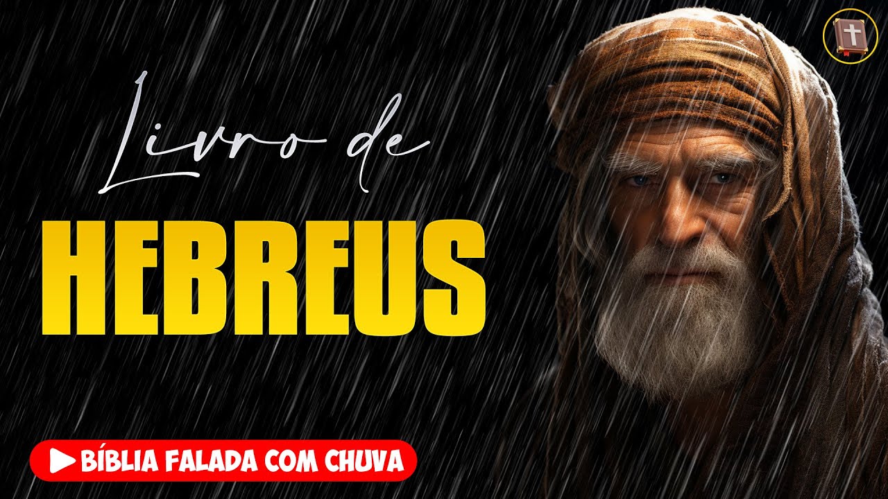 ✝️ HEBREUS - Novo Testamento [Bíblia a Mensagem] 🌧️ Bíblia Falada com Chuva 👉 58