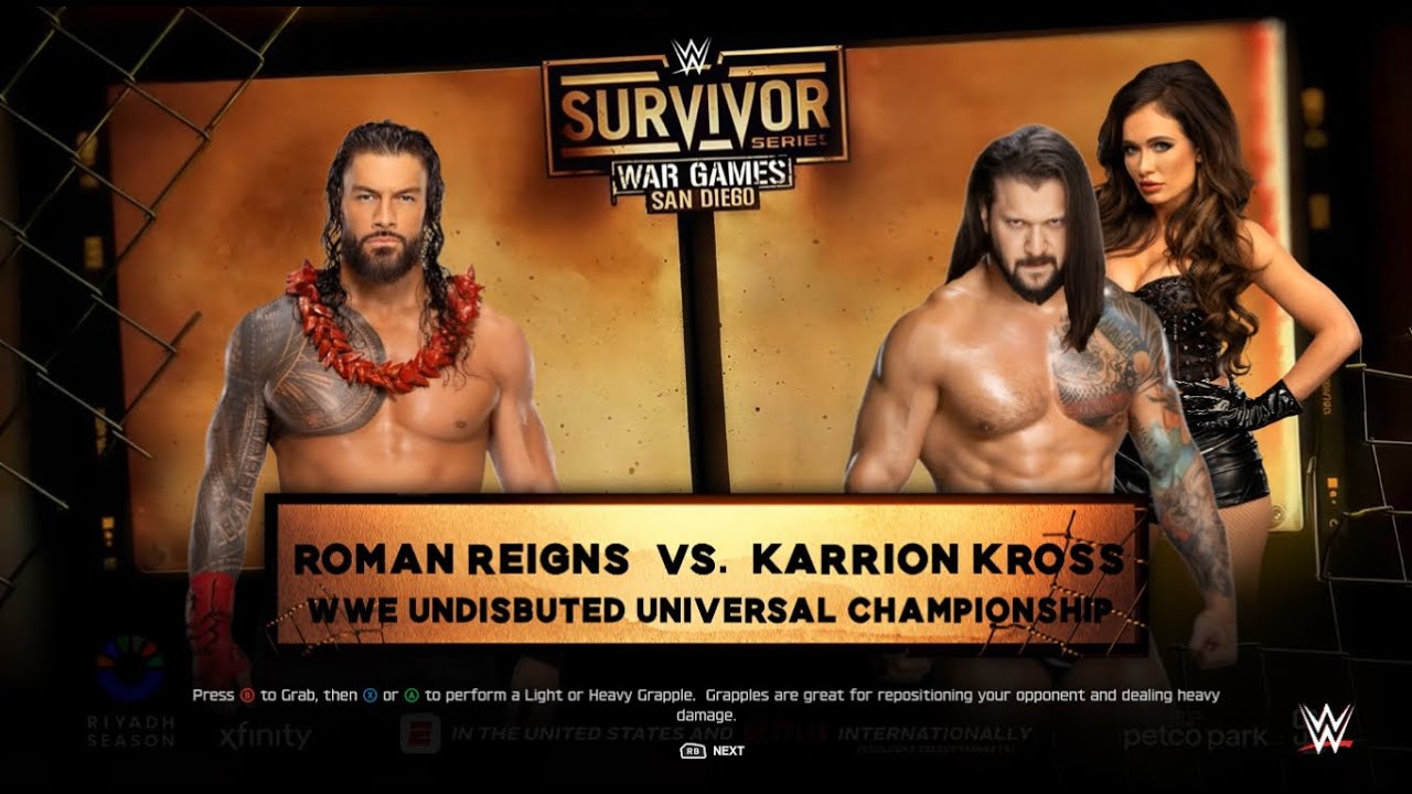 Роман Рейнс против Карриона Кросса – Победитель получает всё | WWE2K25