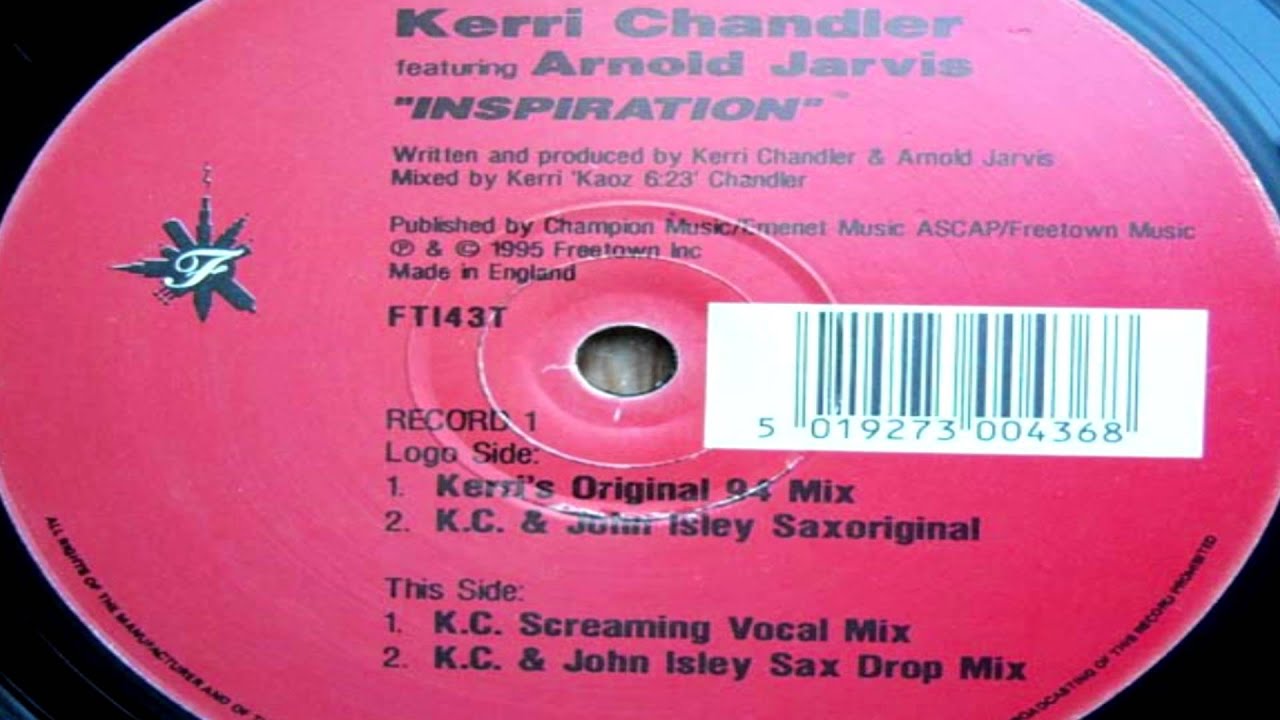 Kerri Chandler Feat Arnold Jarvis -  