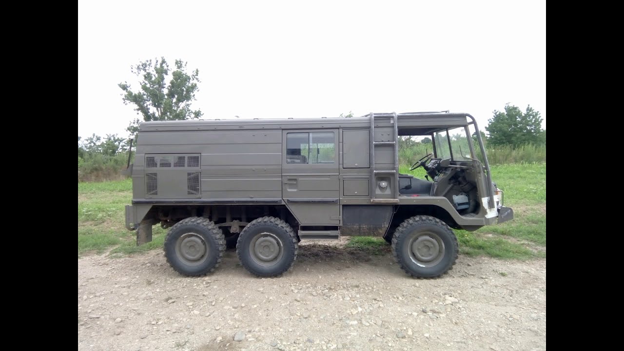 Pinzgauer 6x6 heavy duty winch and bumper