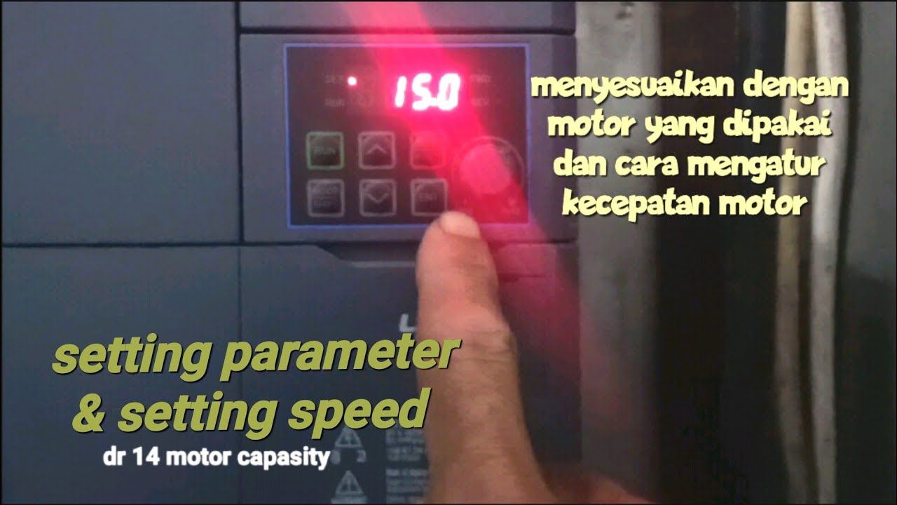 Cara setting inverter vfd ls g100