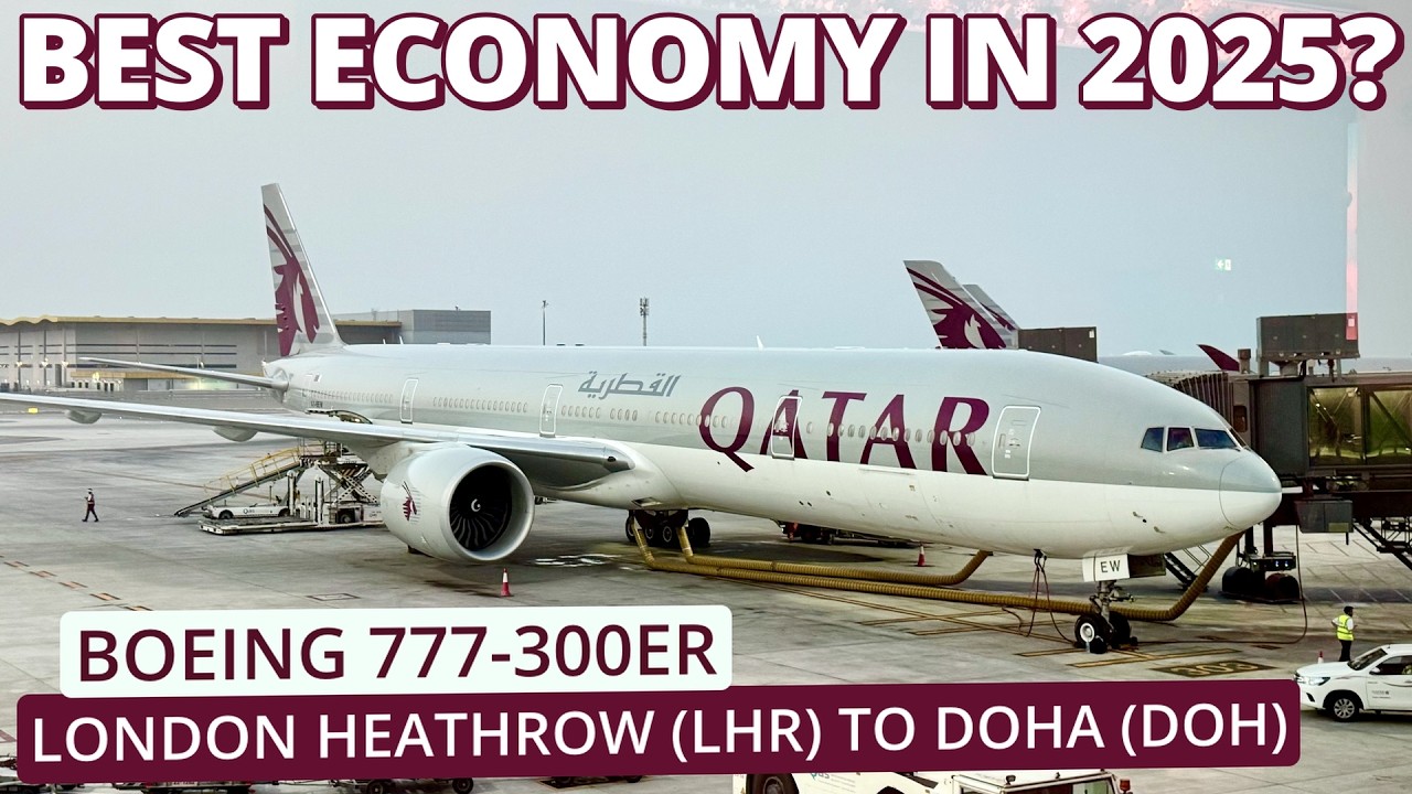 Qatar Airways Economy Class Review (Boeing 777-300) | London Heathrow to Doha